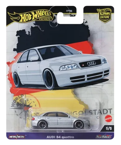 Hot Wheels, Kultowe Auta, Audi S4 Quattro, samochód, skala 1:64