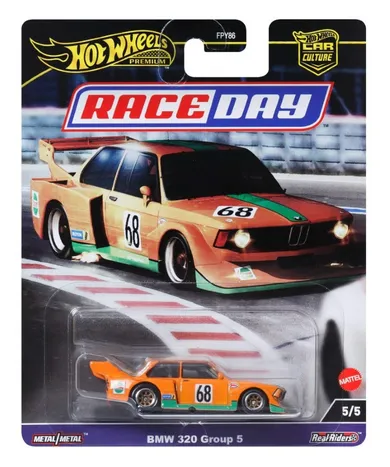 Hot Wheels, Kultowe Auta, BMW 320 Group 5, samochód, skala 1:64