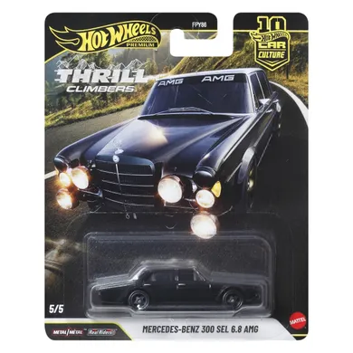 Hot Wheels, Kultowe auta, Thrill Climbers, Mercedes-Benz 300 SEL 6.8 AMG, pojazd Premium, JKF20