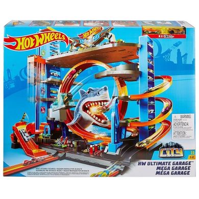 Hot Wheels, Mega Garaż Rekina, zestaw torów
