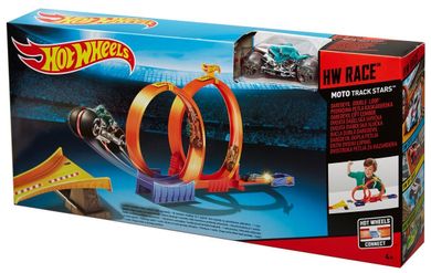 Hot Wheels, Moto Double Loop, zestaw torów