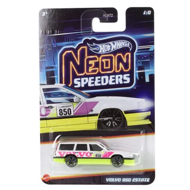 Hot Wheels, Neon Speeders, Volvo 850 Estate, pojazd, 1:64, JKX93