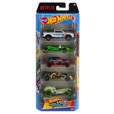 Hot Wheels, Netflix, zestaw 5 autek