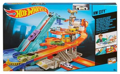Hot Wheels, Odjazdowy garaż, zestaw torów