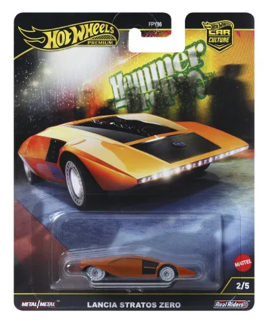 Hot Wheels, Premium, Kultowe auta, Lancia Stratos Zero, pojazd, HRV77