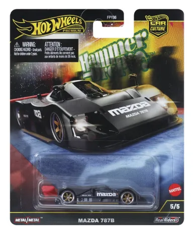 Hot Wheels, Premium, Kultowe auta, Mazda 787B, pojazd, HRW08