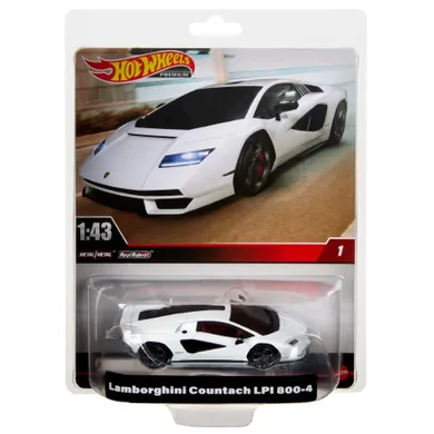 Hot Wheels, Premium, Lamborghini Countach, pojazd, 1:43