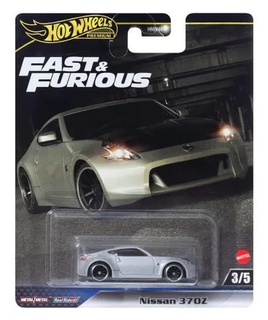 Hot Wheels, Premium, Szybcy i wściekli, Nissan 370Z, pojazd, skala 1:64, JBL91