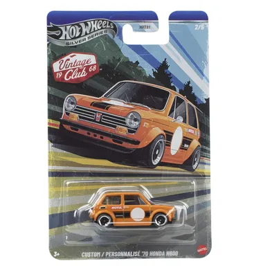 Hot Wheels, Samochodzik Vintage, Custom '70 Honda N600, pojazd, 1:64, JKY27
