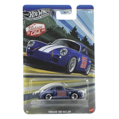 Hot Wheels, Samochodzik Vintage, Porsche 356 Outlaw, pojazd, 1:64, JKY28