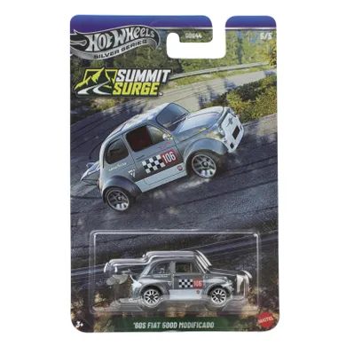 Hot Wheels, Silver Series, '60 Fiat 500D Modificado, pojazd, 1:64, JKX70