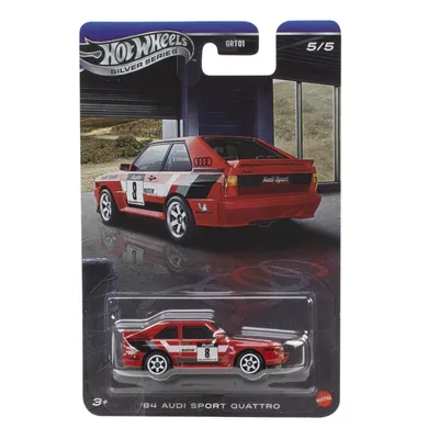 Hot Wheels, Silver Series, '84 Audi Sport Quattro, pojazd, skala 1:64, JKY19