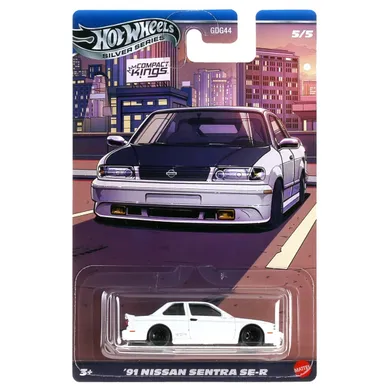 Hot Wheels, Silver Series, Compact Kings, '91 Nissan Sentra SE-R, pojazd, JKX60
