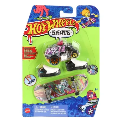 Hot Wheels, Skate Collector Pack, deskorolka, buty i samochodzik, HVK46