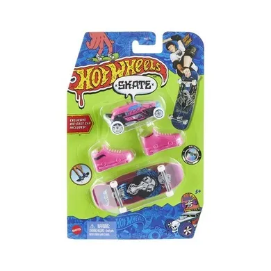 Hot Wheels, Skate Collector Pack, deskorolka, buty i samochodzik, Trick Hunter + Rip Rod