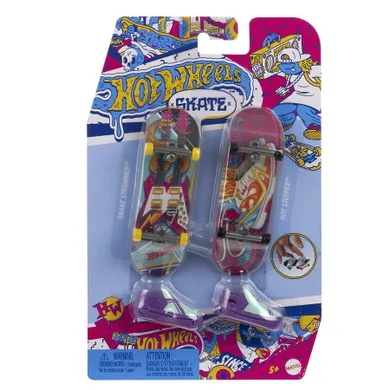 Hot Wheels, Skate, Retro Deska, 2 deskorolki + buty, HXL19, zestaw do zabawy