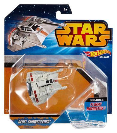 Hot Wheels, Star Wars, Statek kosmiczny, Rebel Snowspeeder