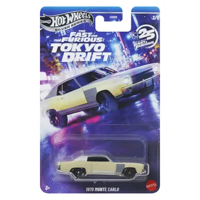 Hot Wheels, Szybcy i wściekli, 1970 Monte Carlo, samochodzik, skala 1:64, JKX07