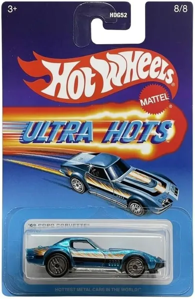 Hot Wheels, Ultra Hots, '69 Copo Corvette, pojazd, 1:64, JBY67