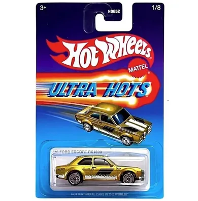 Hot Wheels, Ultra Hots, '70 Ford Escort RS1600, pojazd, 1:64, JBY60