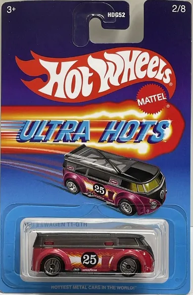 Hot Wheels, Ultra Hots, Volkswagen T1-GTR, pojazd, 1:64, JBY61