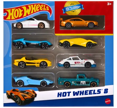 Hot Wheels, zestaw 8 autek