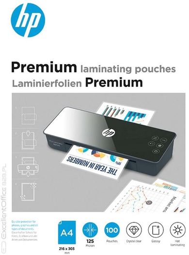 Hp Folia Laminacyjna Premium A4 125 Mic, 100 szt.