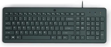 HP, Klawiatura 150 Wired Keyboard Przewodowa, czarna 664r5aa