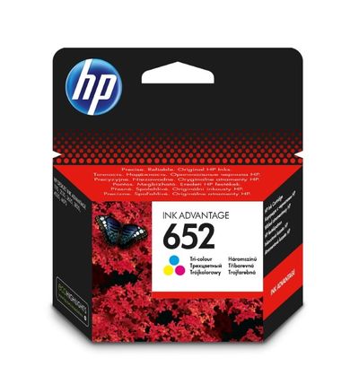 HP, tusz do drukarki, HP F6V24AE, oryginał HP652 HP 652, 5 ml,