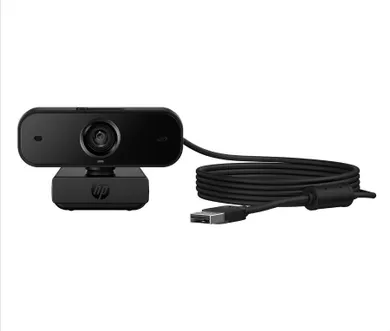 HP, Webcam, kamerka internetowa, Full HD,  USB, czarna, 77b11aa