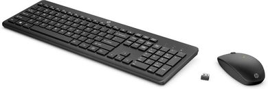 HP, Wireless Mouse & Keyboard Combo, klawiatura i mysz, bezprzewodowe, czarne, 230