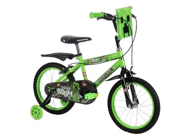 Huffy, Minecraft, rower, 16", zielony