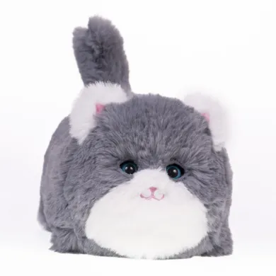 Huggy Luv, maskotka interaktywna, kot, szary