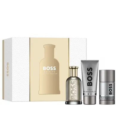 Hugo Boss, Boss Bottled, zestaw, woda perfumowana, spray, 100 ml + żel pod prysznic, 100 ml + dezodorant sztyft, 75 ml