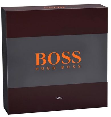 Hugo Boss, Boss Orange Man, zestaw upominkowy, woda toaletowa 100 ml + dezodorant w sztyfcie, 75 ml + żel pod prysznic 50 ml