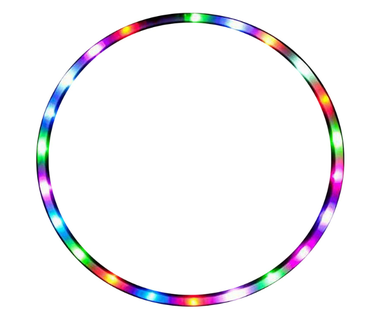 Hula Hop, świecące, LED, 80 cm