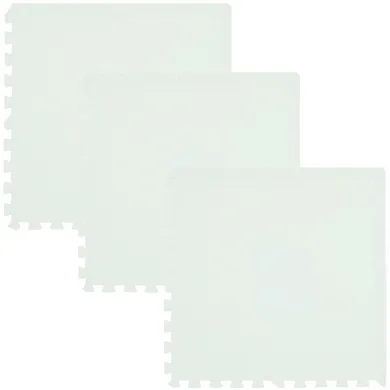 Humbi, mata piankowa, puzzle, białe, 3 szt. 62-62-1 cm