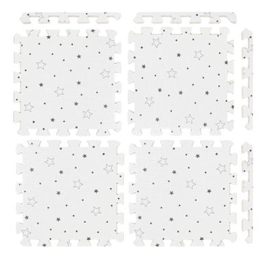 Humbi, mata piankowa, puzzle, gwiazdki, 30-30-1 cm, 36 szt.