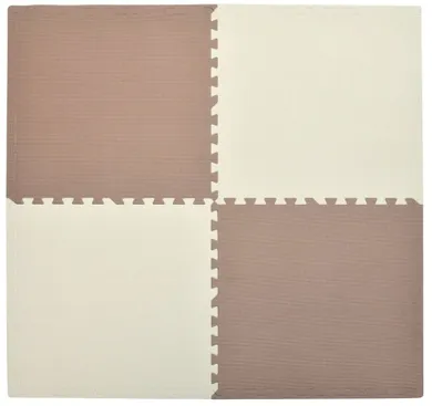 Humbi, mata piankowa, puzzle, kremowe, miedziane, 60-60 cm, 4 szt.
