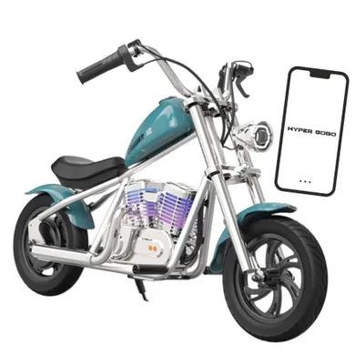 Hyper Gogo, Cruiser 12 Plus, motocykl elektryczny z aplikacją, niebieski