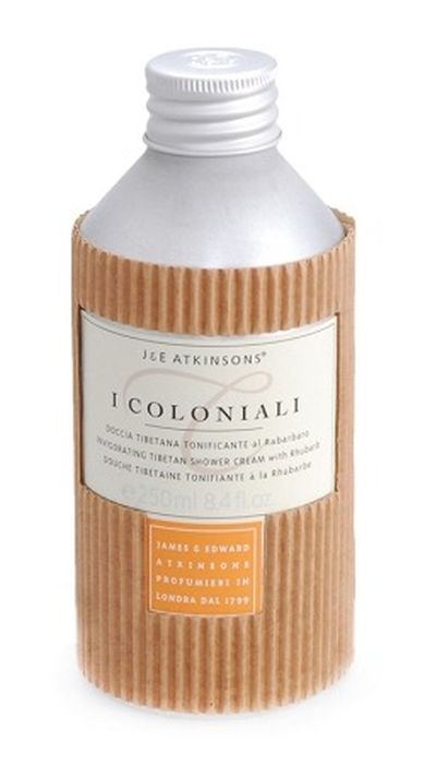 I Coloniali, Invigorating Tibetan Shower Cream Rhubarb, orzeźwiający krem pod prysznic z wyciągiem z rabarbaru, 500 ml