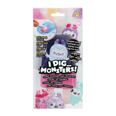 I dig... Monsters, figurka ukryta w lodach, jasnofioletowy