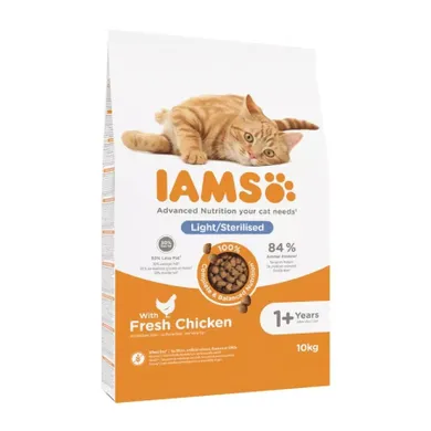 Iams, vitality sterilised, sucha karma dla kota, 10 kg