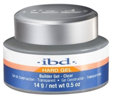 IBD, Hard Builder Gel LED/UV, żel budujący, Clear, 14g