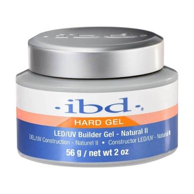 IBD, Hard Builder Gel LED/UV, żel budujący, Natural II, 56g