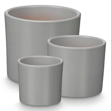 IberGarden, doniczki ceramiczne, średnica 14, 17, 22 cm, 3 szt.