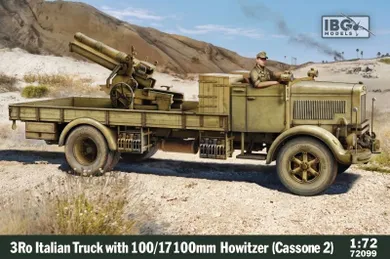 Ibg, 3Ro Italian Truck with 100/17 100mm Howitzer, 1:72