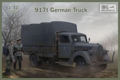 IBG, 917t niemiecka ciężarówka, model do sklejania