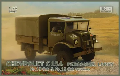 IBG, Chevrolet C15A Personnel Lorry no12, model do sklejania, 1:35