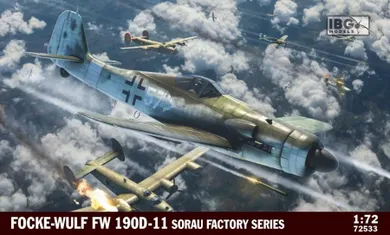 IBG, Fw 190 D11 Sorau Factory Series, model do sklejania, 1:72